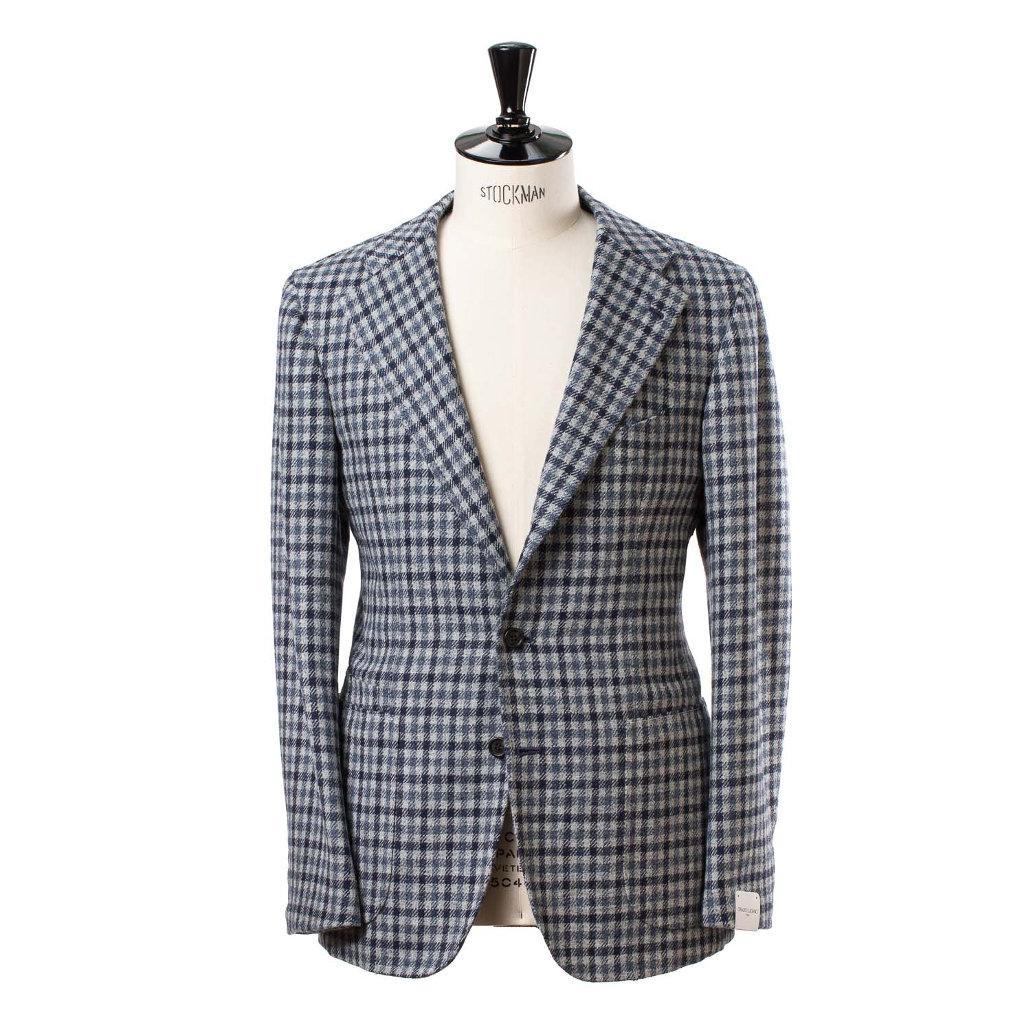 Jacket "New Oxford Check" made of pure Wool by Fox Brother's - purely handmade